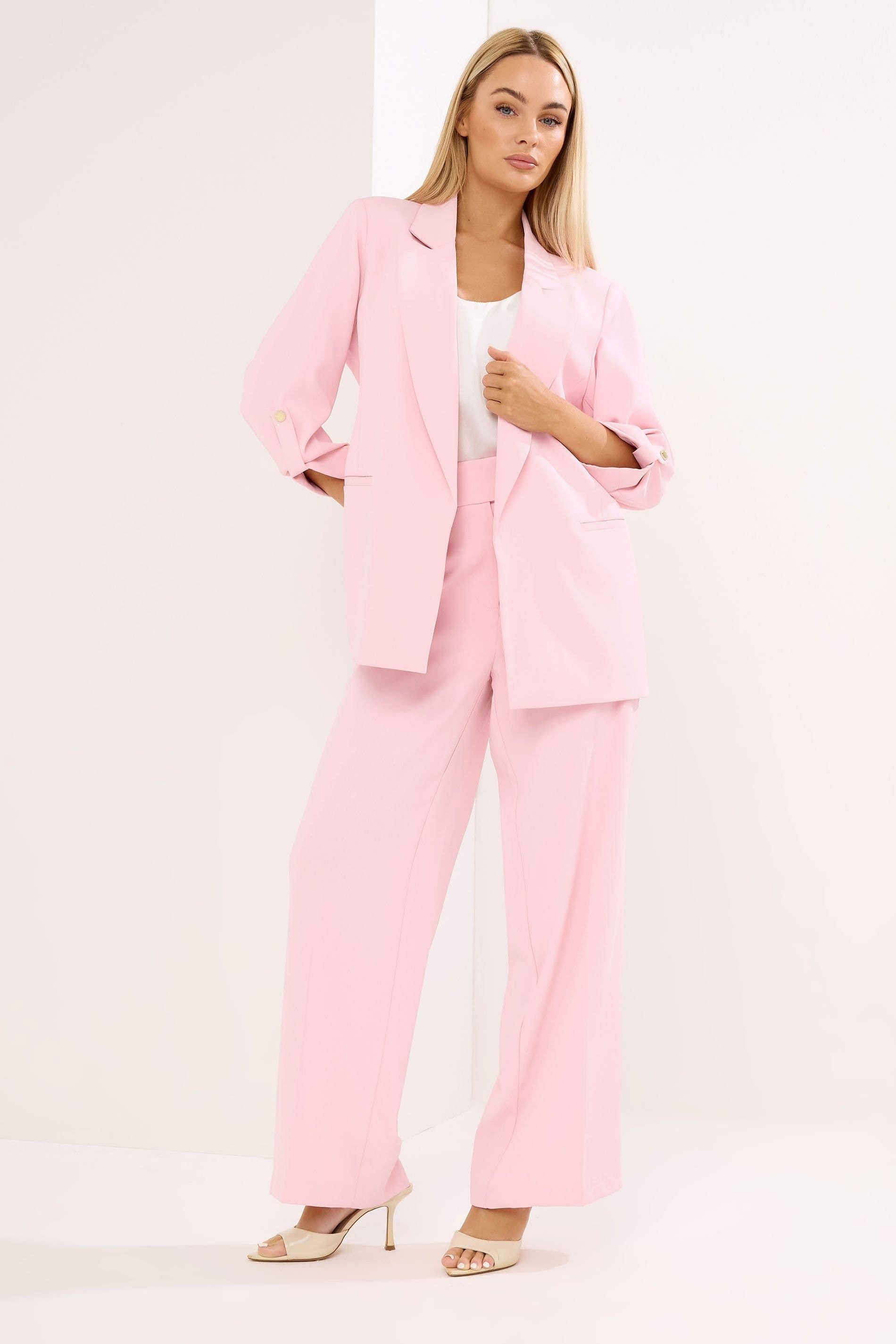 Star by Julien Macdonald Star by Julien Macdonald Women's Tailored Blazer in Baby Pink - 4