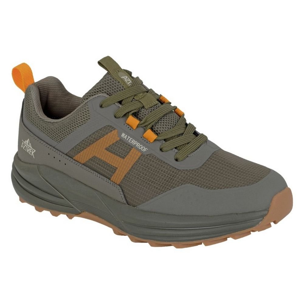 Aztrek Aztrek Men's Wolds Waterproof Trainers in Khaki - 2