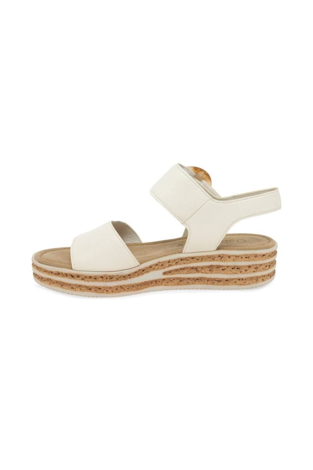 Gabor Gabor Women's 'Andre' Wedge Sandals in Off-White - 2