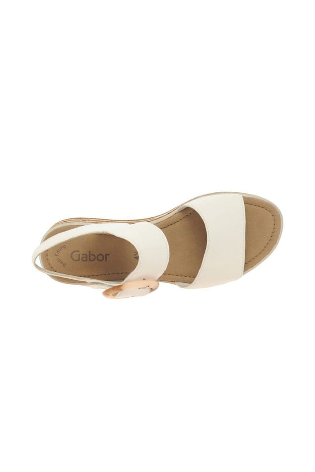 Gabor Gabor Women's 'Andre' Wedge Sandals in Off-White - 3