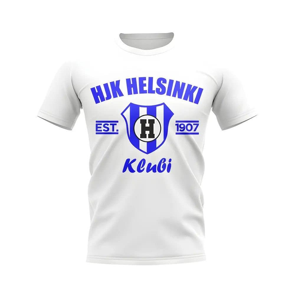 HJK Helsinki HJK Helsinki Men's Personalised Established Football T-Shirt in White