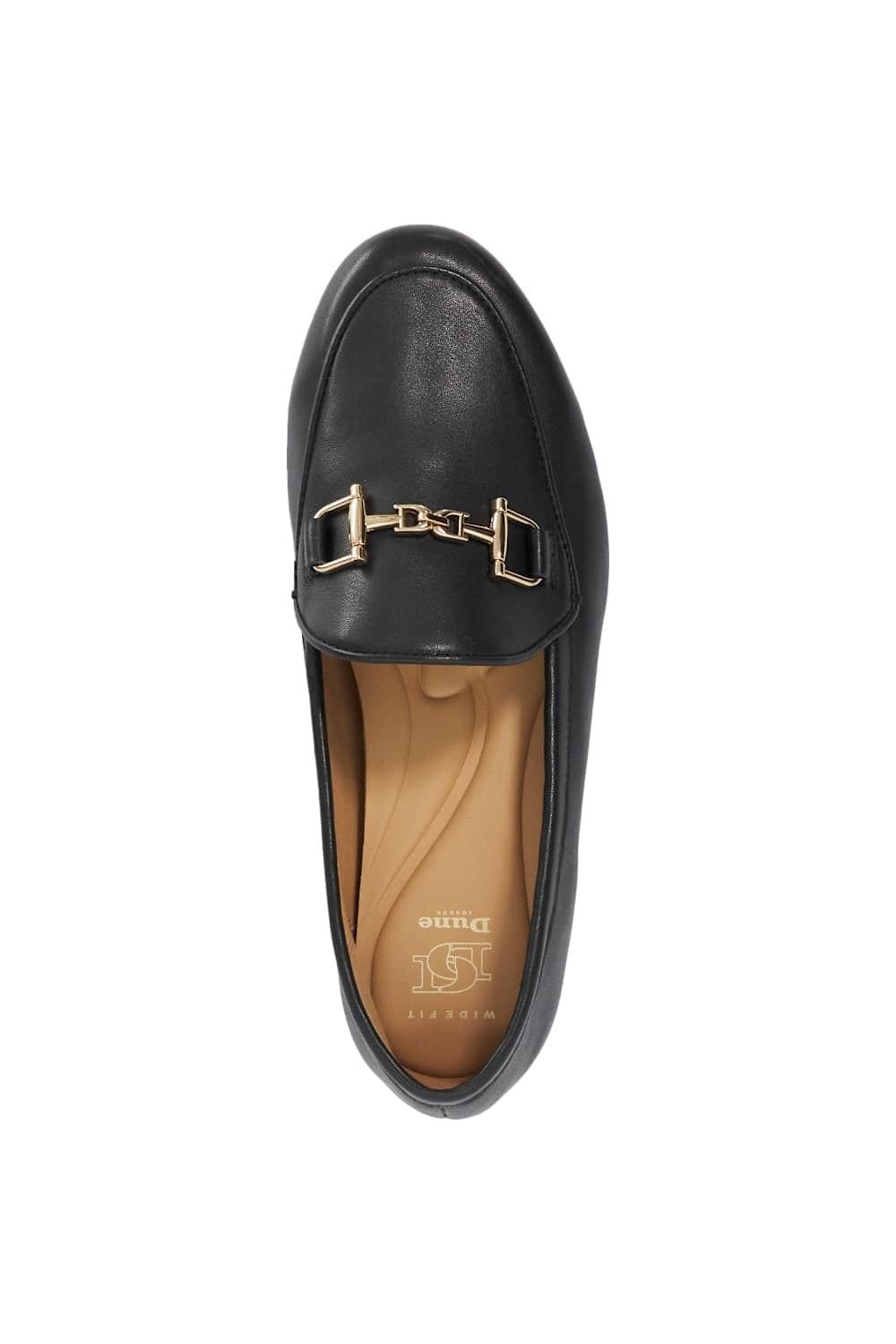 Dune London Dune London Women's Wide Fit 'Glair' Loafers in Black - 4