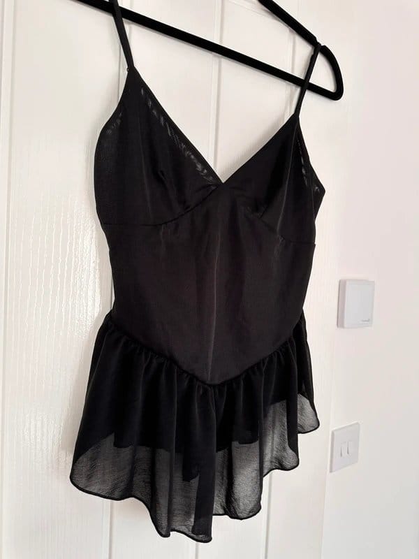 ASOS ASOS Black Ballerina/Peplum Cami - 1