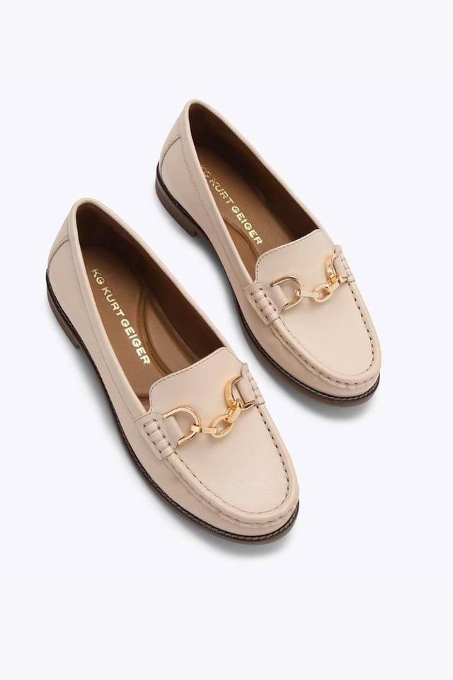 KG Kurt Geiger KG Kurt Geiger Women's 'Marnie' Leather Flats in Cream - 2