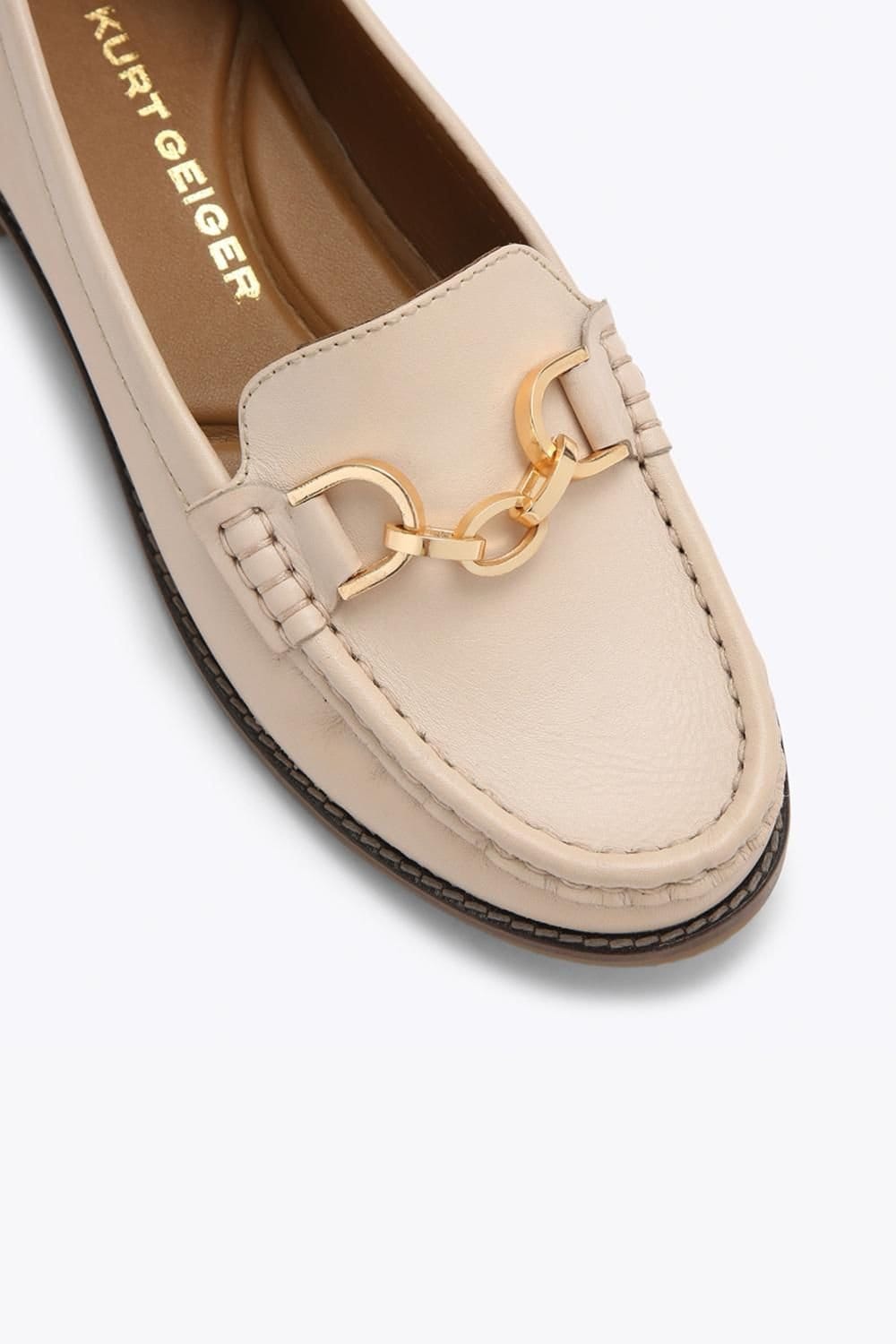 KG Kurt Geiger KG Kurt Geiger Women's 'Marnie' Leather Flats in Cream - 4