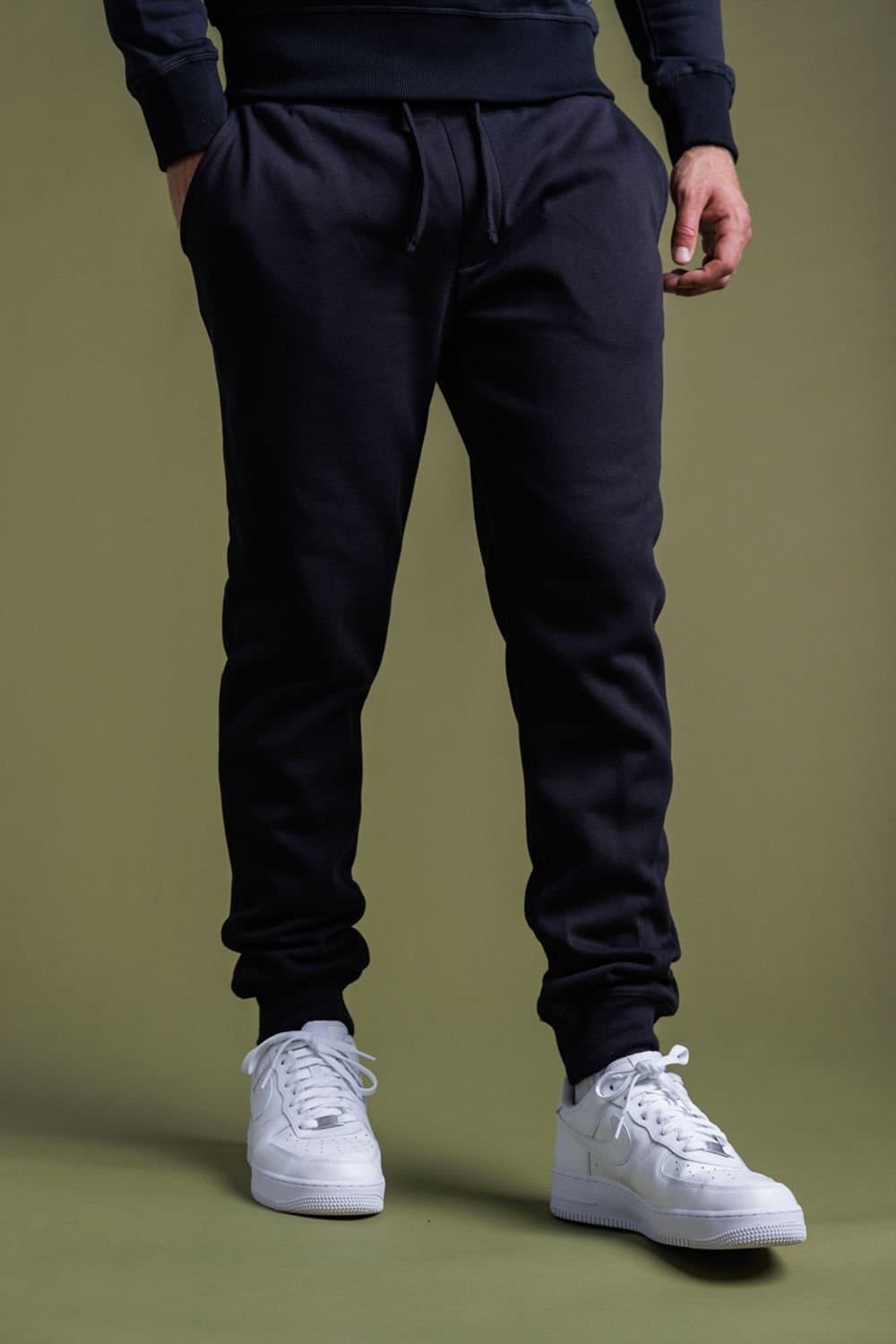 French Connection French Connection Men's Cotton Blend Joggers in Navy