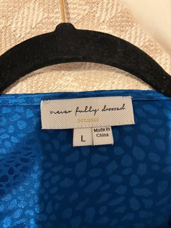 Never Fully Dressed Blue dress