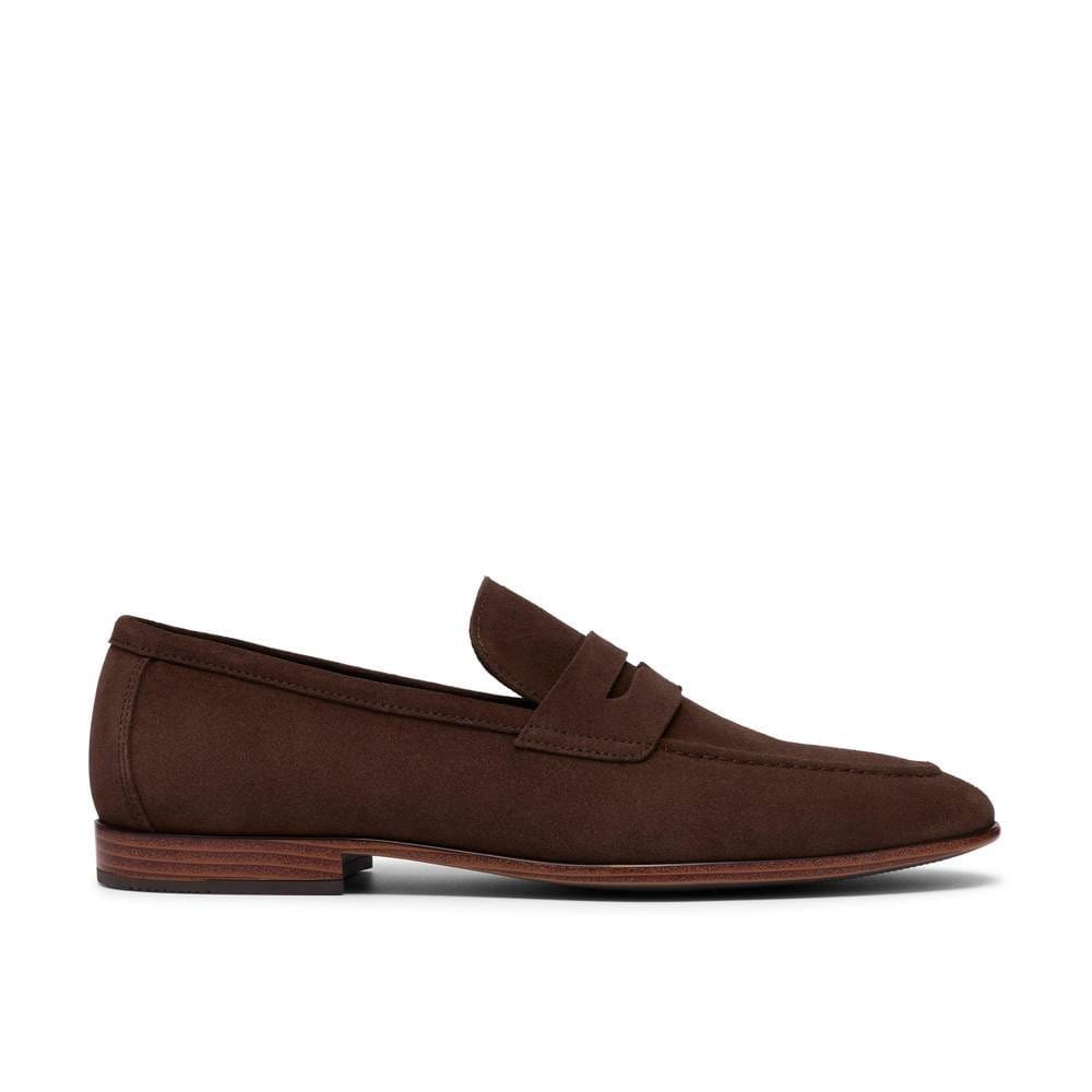 Clarks Clarks Men's Winsford Easy Brown Suede Loafers, Slip Ons - 4