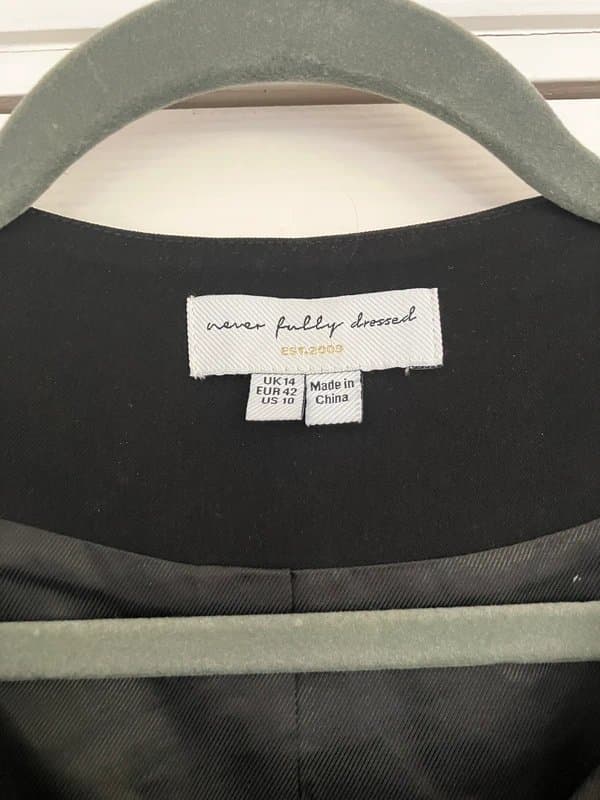 Never Fully Dressed Never Fully Dressed Black Hotfix Sol Waistcoat