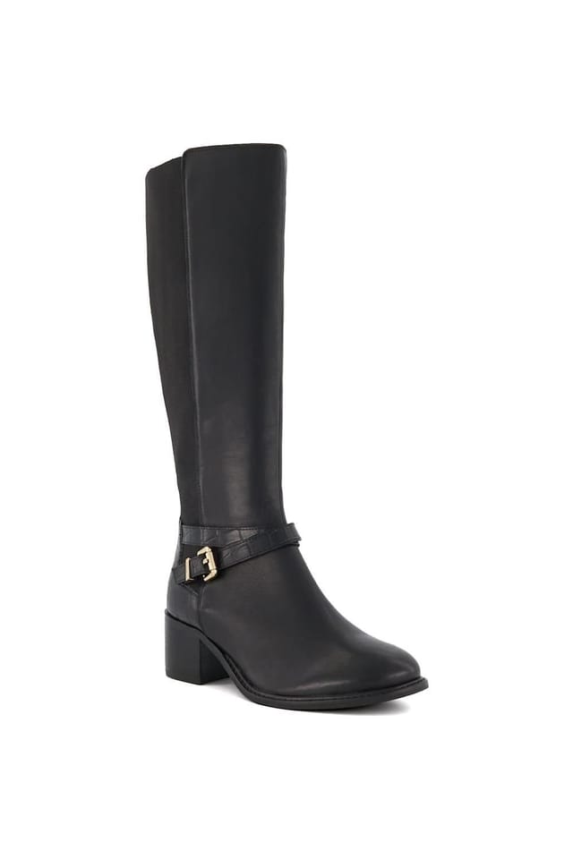 Dune London Dune London Women's 'Tildy' Leather Knee High Boots in Black - 2