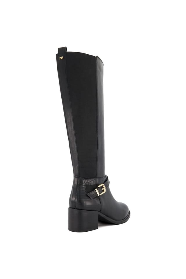 Dune London Dune London Women's 'Tildy' Leather Knee High Boots in Black - 3