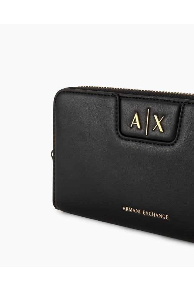 Armani Exchange Armani Exchange Women's Amelie Zip Around Black - 3