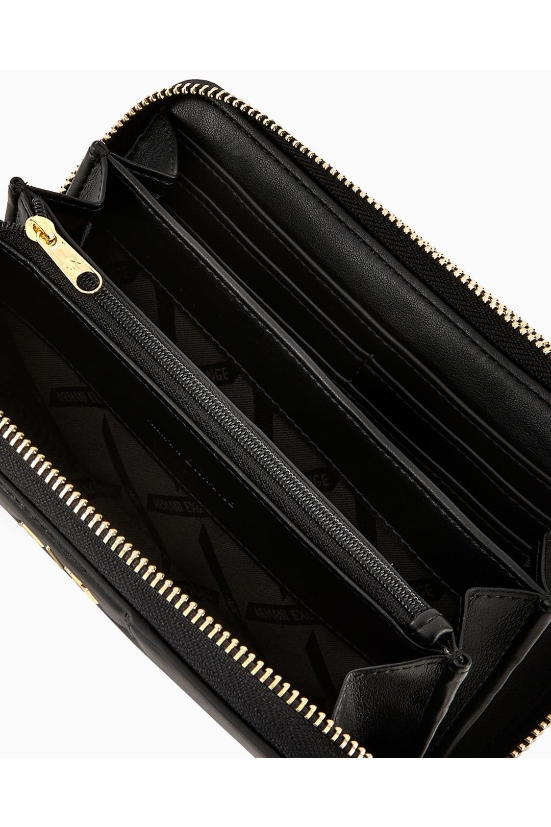 Armani Exchange Armani Exchange Women's Amelie Zip Around Black - 4