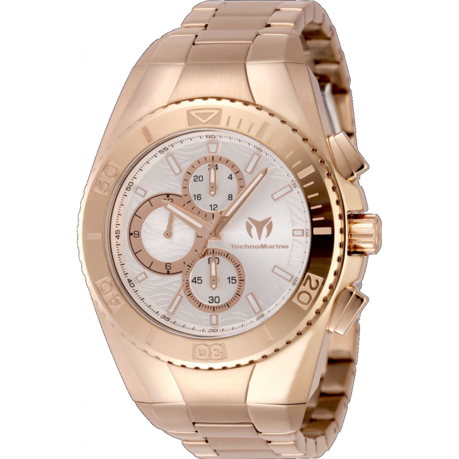 TechnoMarine TechnoMarine Men's TM-224023 Manta Ocean 45mm Quartz Watch in Rose Gold