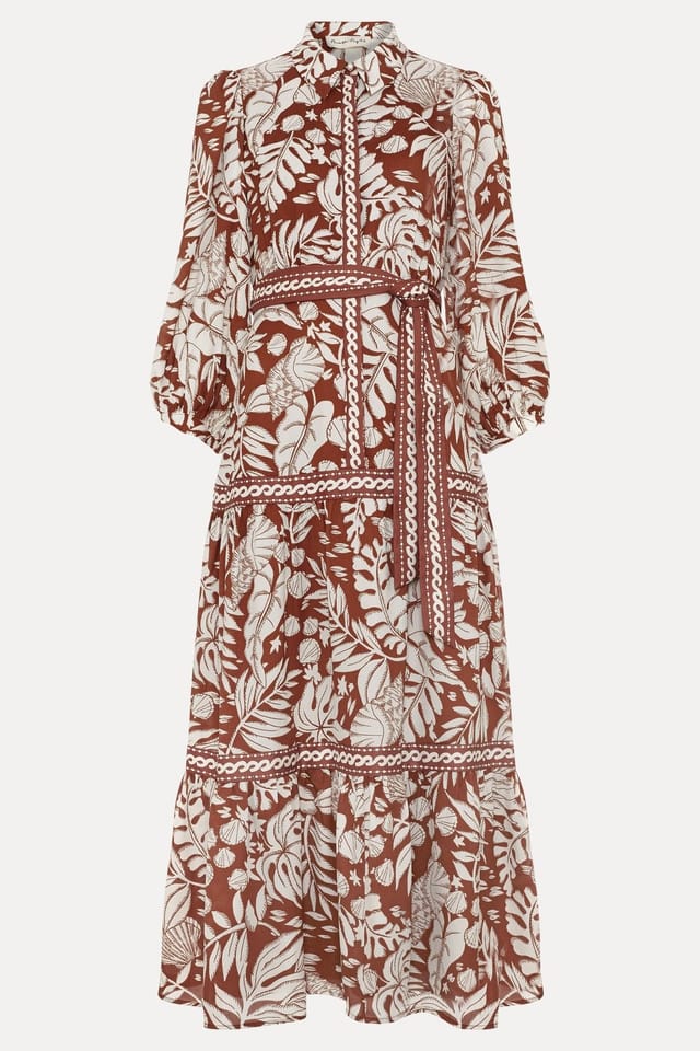Phase Eight Phase Eight Women's Petite Coralie Dress in Brown - 2
