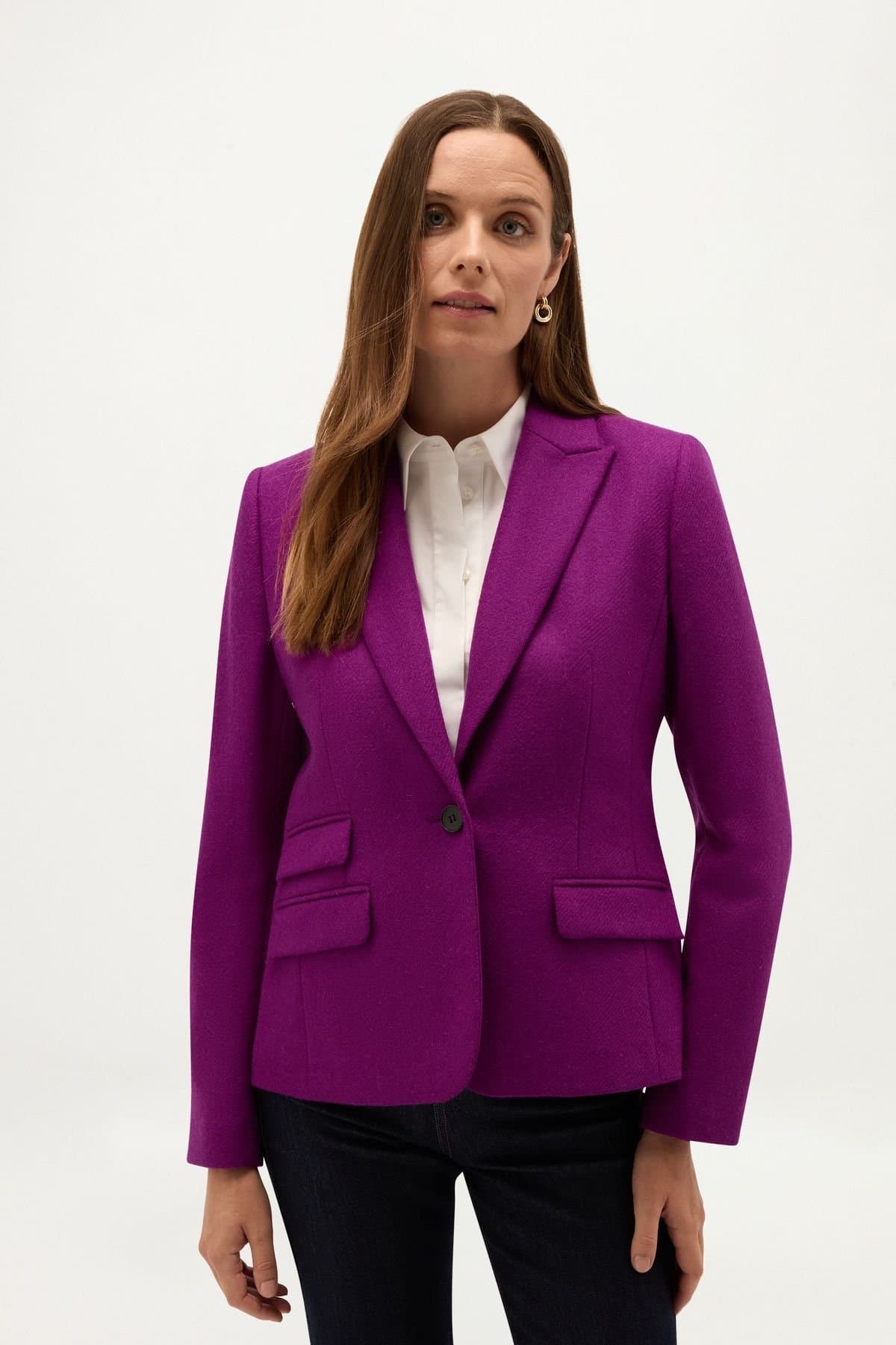 Hobbs London Hobbs London Women's Claire Jacket in Magenta
