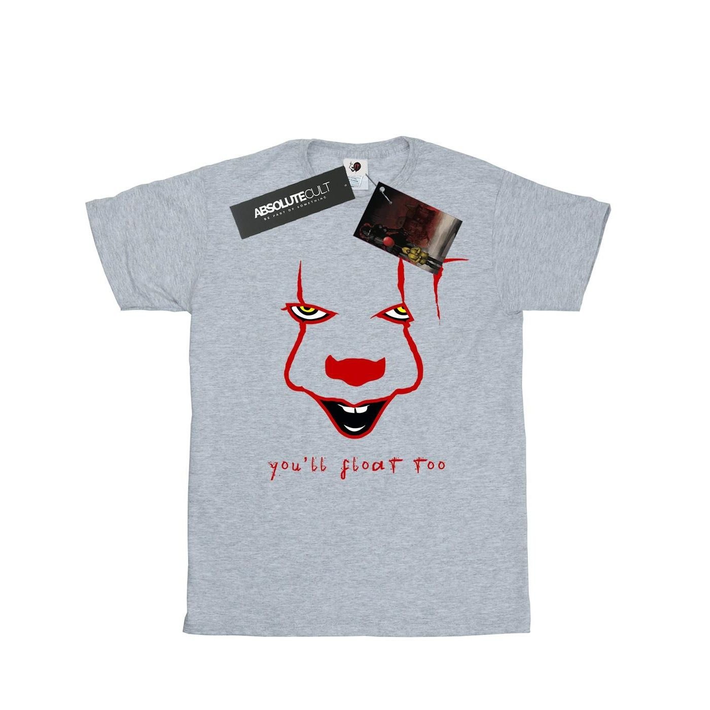 IT IT Men's Pennywise Float T-Shirt in Grey - 2