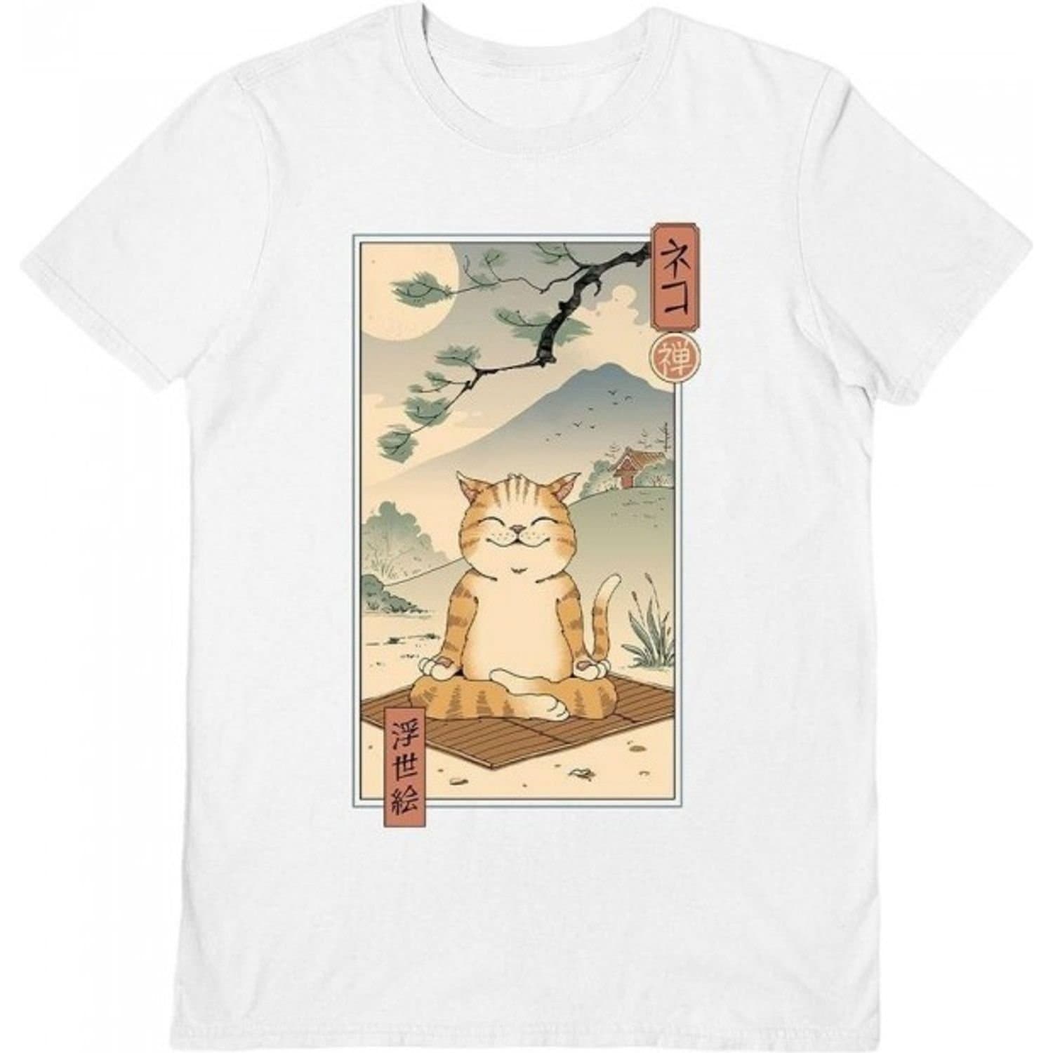 Vincent Trinidad Vincent Trinidad Men's Zen Neko T-Shirt in White