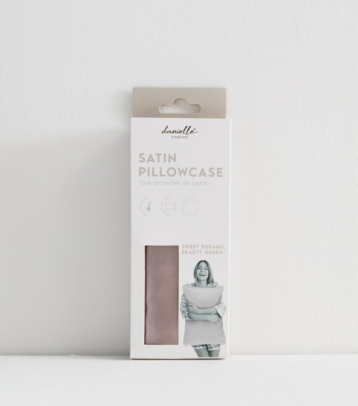 Danielle Danielle Creations Mid Brown Satin Pillowcase