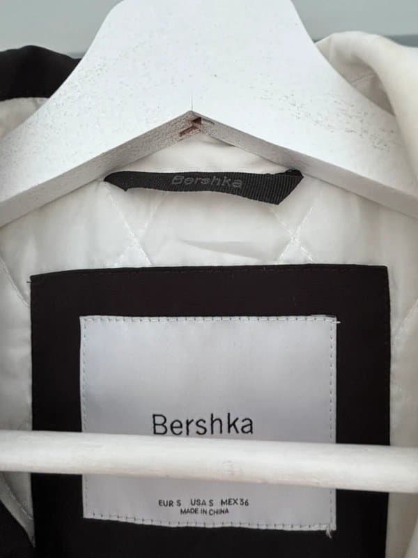 Bershka Bershka jacket black and yellow size S