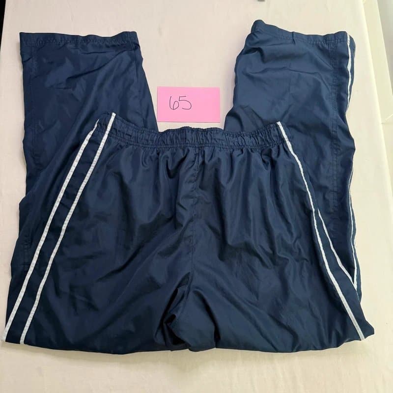 Starter Starter Navy Blue Sweatpants with Side Zipper Pockets Medium