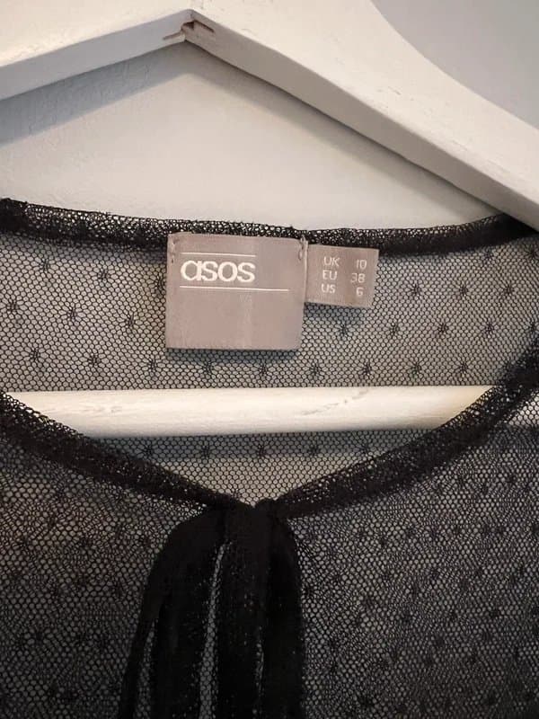 ASOS ASOS mesh embroidery dress