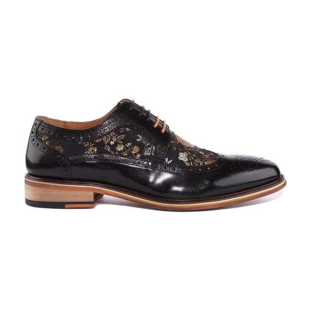 JUSTINREESS ENGLAND JUSTINREESS ENGLAND Men's 'Ross' Leather Shoes in Black - 2