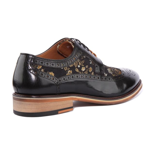 JUSTINREESS ENGLAND JUSTINREESS ENGLAND Men's 'Ross' Leather Shoes in Black - 3