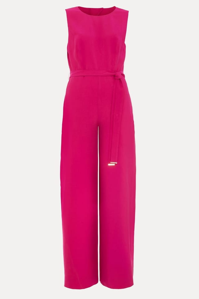 Phase Eight Phase Eight Women's Petite Marta Wide-Leg Jumpsuit in Fuchsia - 2
