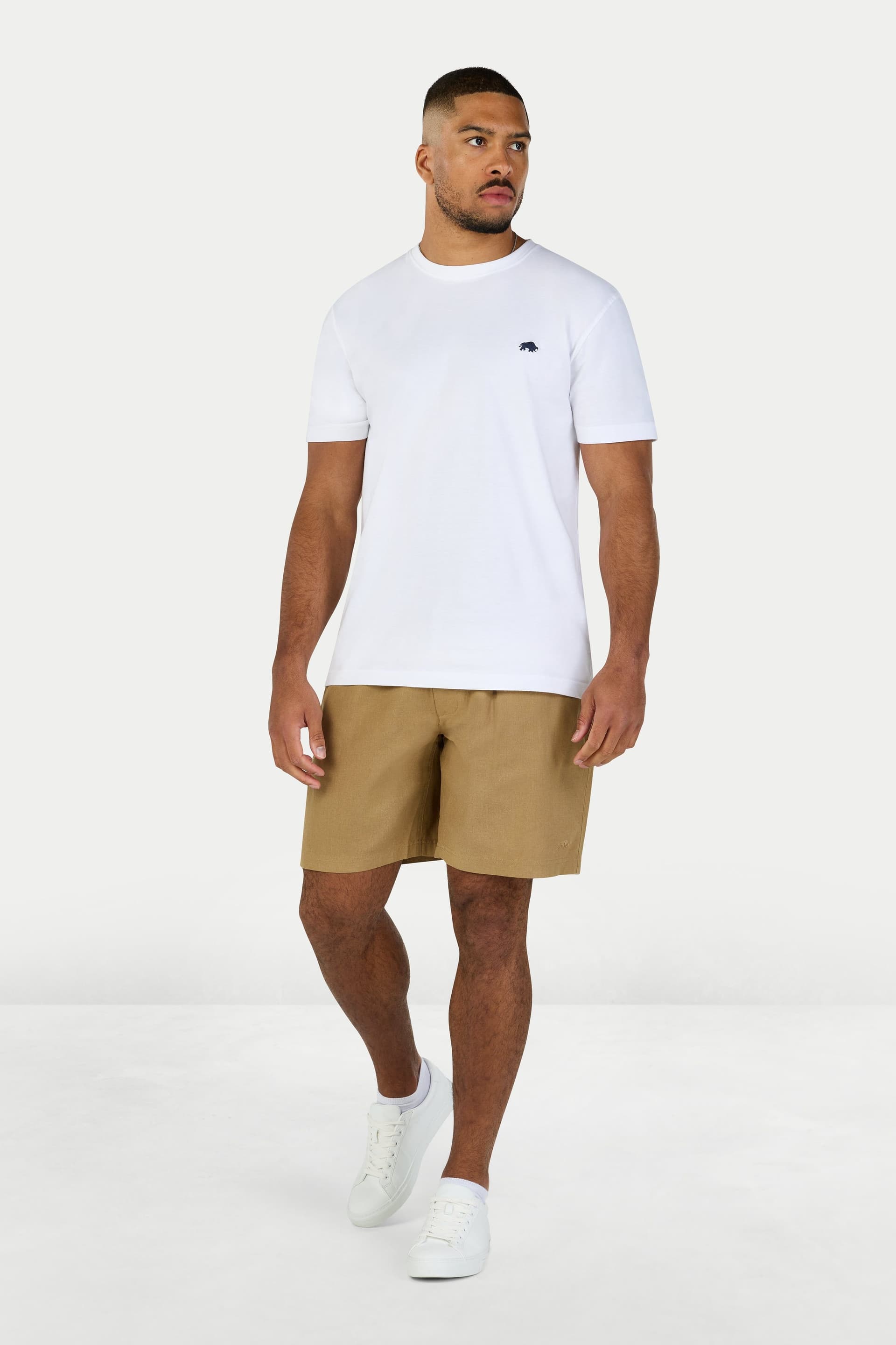 raging bull Raging Bull Men's Stretch Waist Linen Short in Natural