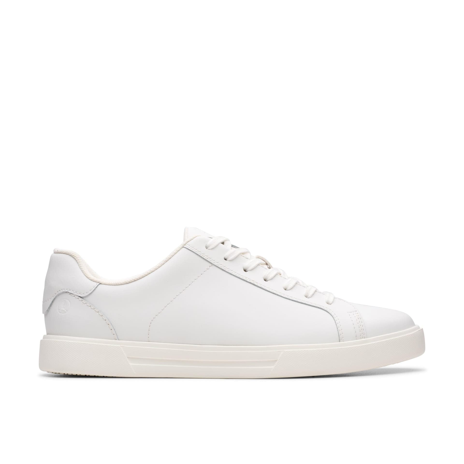 Clarks Clarks Men's Romsey Lace White Leather Trainers