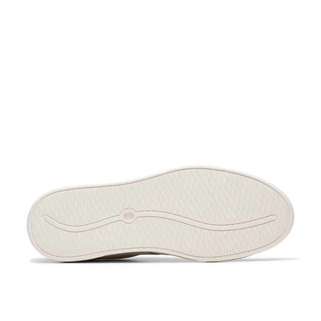 Clarks Clarks Men's Romsey Lace White Leather Trainers, Lace Up - 3