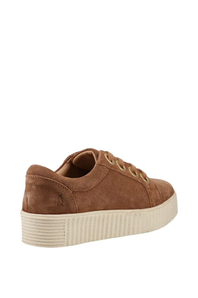 Hush Puppies Hush Puppies Women's Tamsin Suede Trainer in Tan - 2