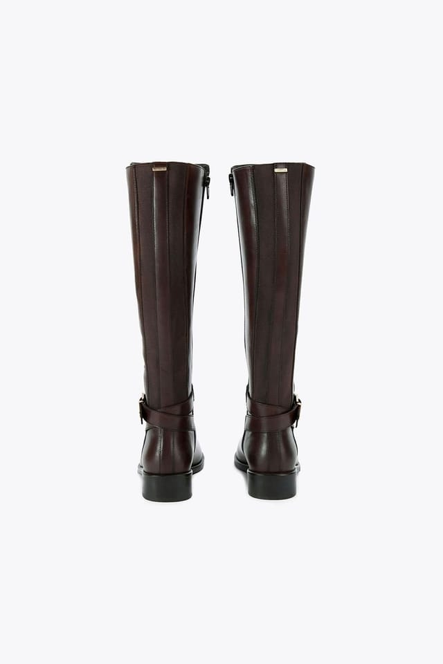 Carvela Carvela Women's 'Pienza Riding Boot' Leather Boots in Brown - 3