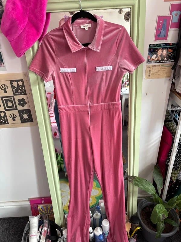 ASOS Velvet jumpsuit