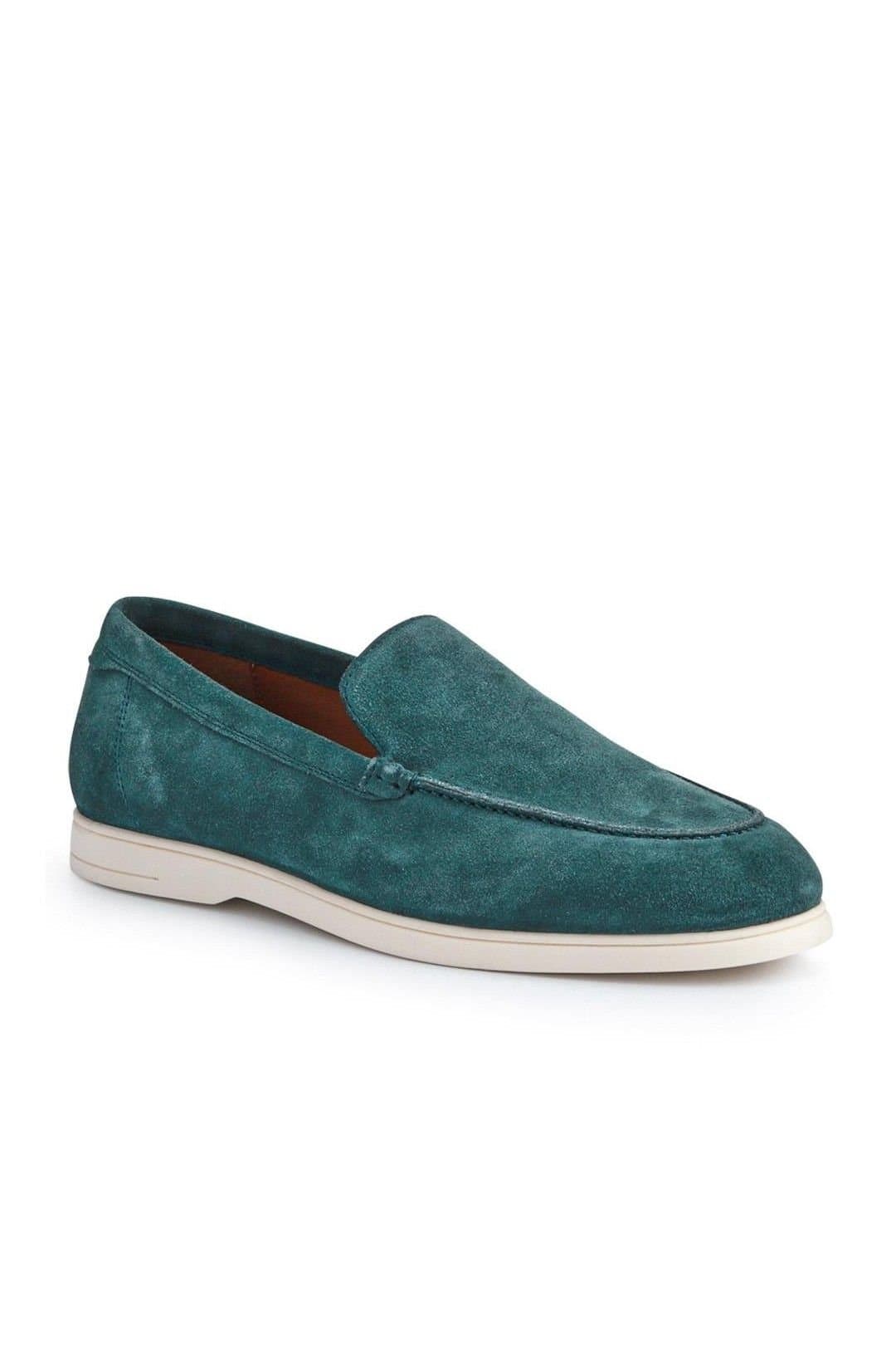 Jones Bootmaker Jones Bootmaker Men's Raiden Suede Loafers In Green