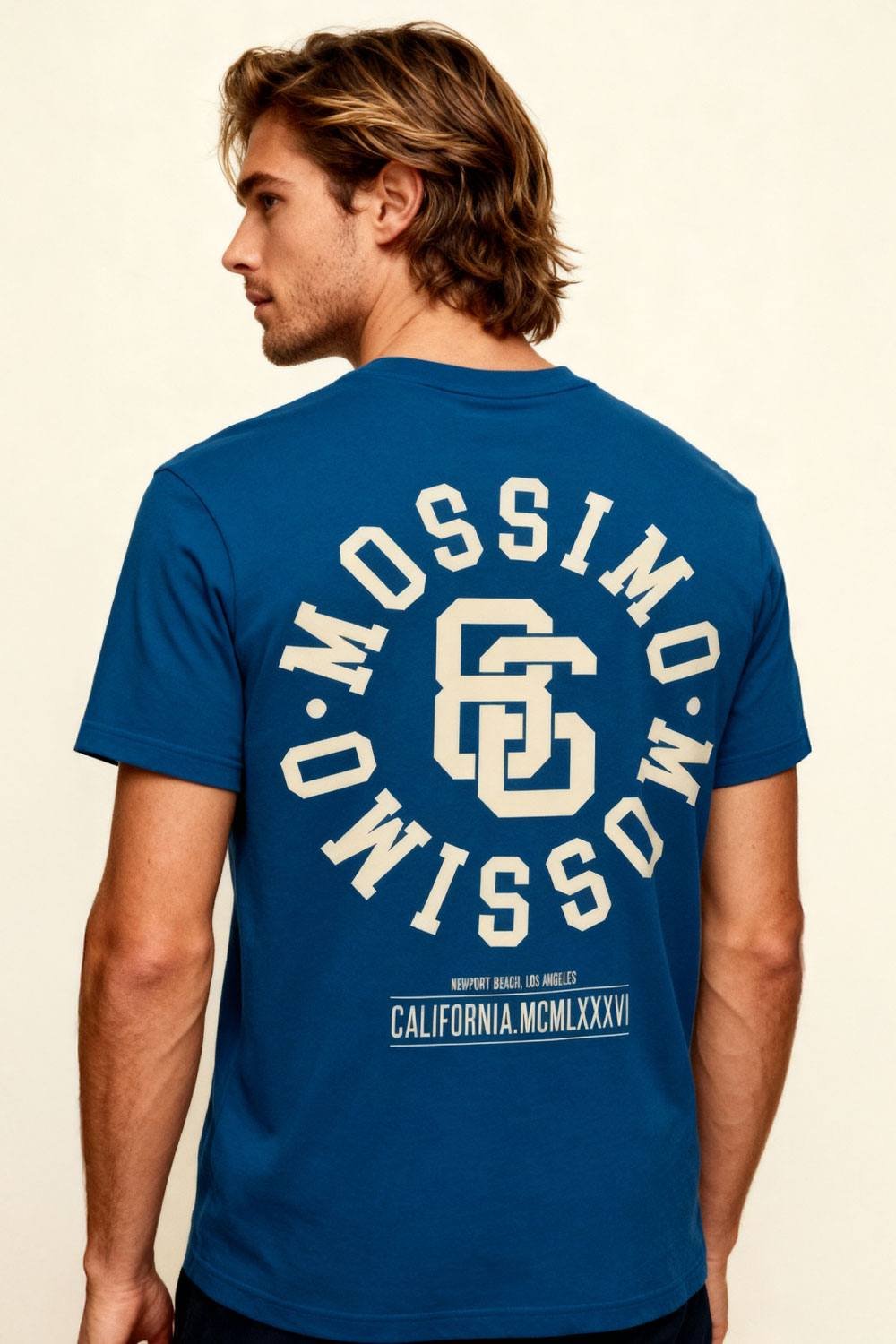 Mossimo Mossimo Men's Stencil T-Shirt in Blue - 4