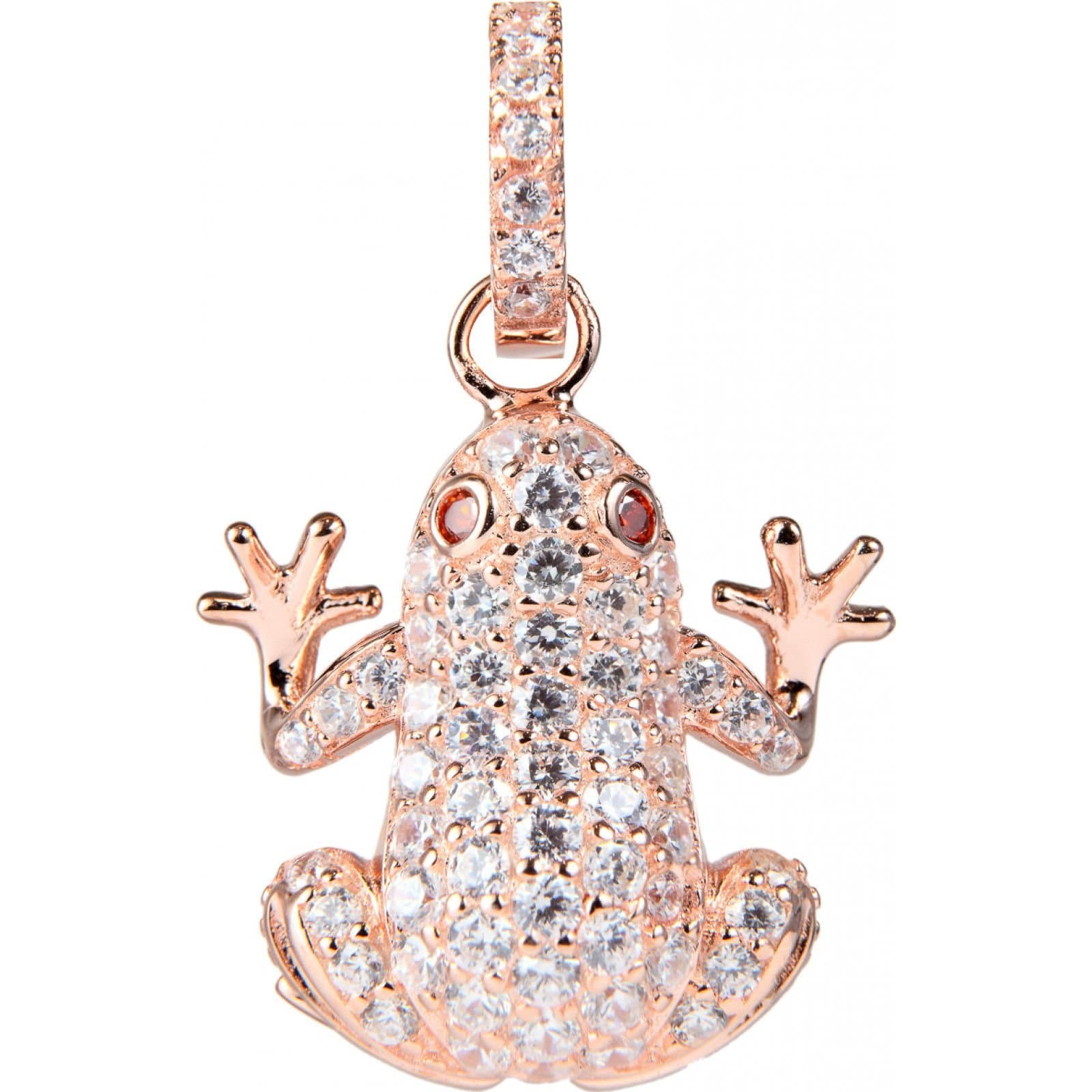 Lancaster Lancaster Women's JLA-PEN-FROG-2 Charm in Rose Gold