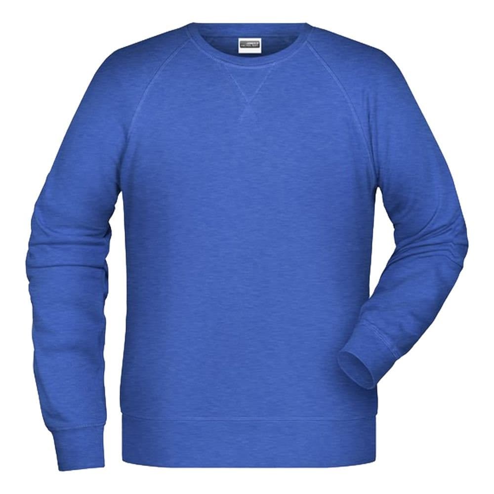 James and Nicholson James and Nicholson Men's Plain Sweatshirt in Royal