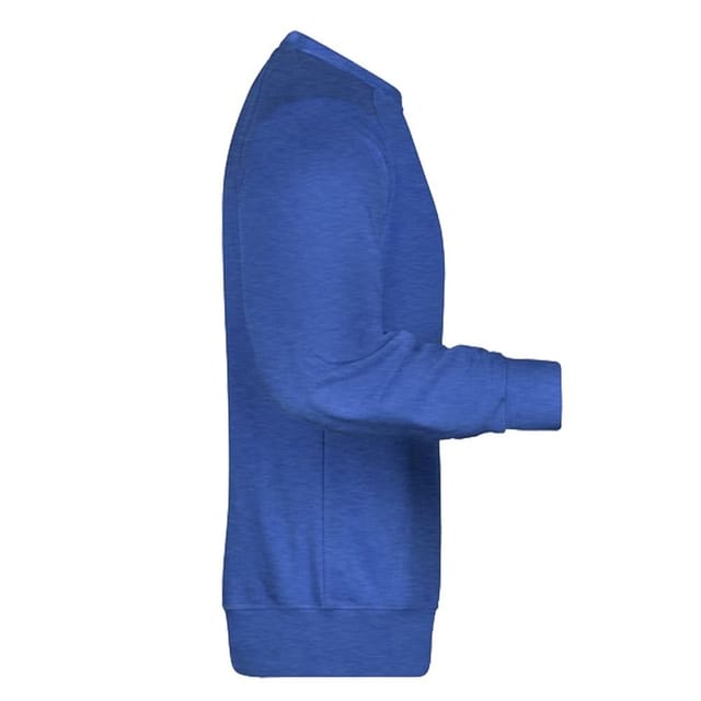 James and Nicholson James and Nicholson Men's Plain Sweatshirt in Royal - 3