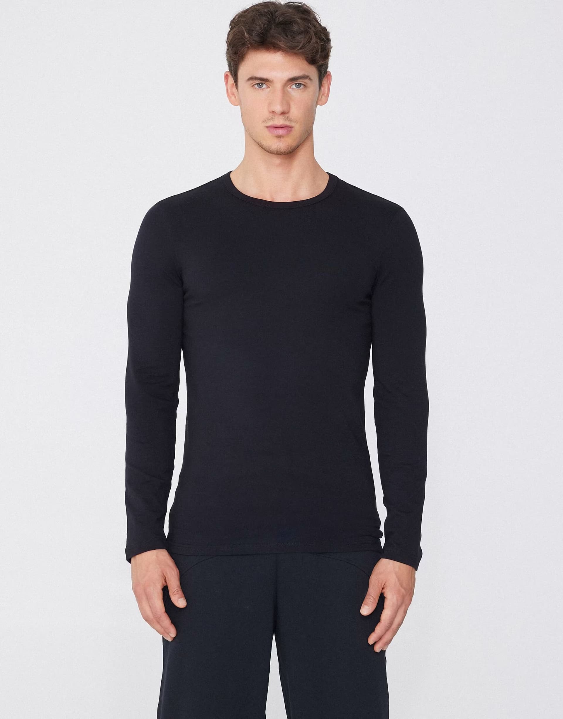 ASOS ASOS Black Long-Sleeve Thermal Top