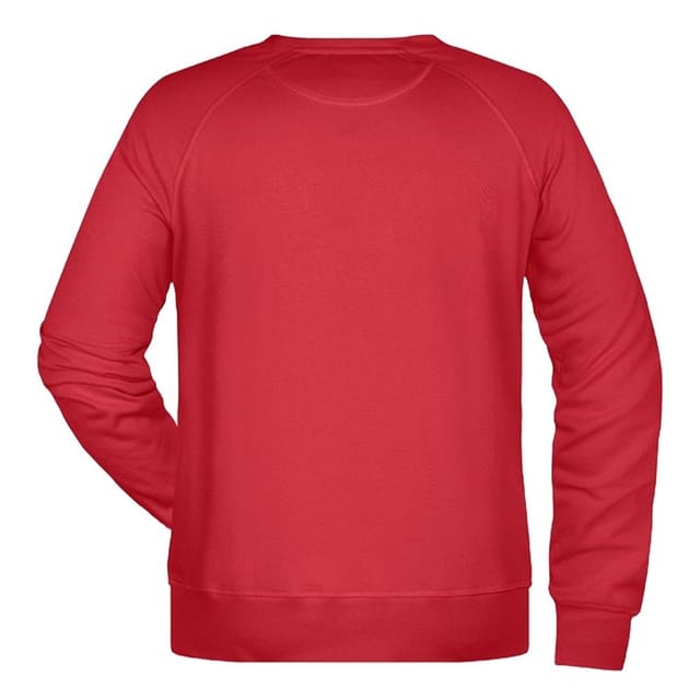 James and Nicholson James and Nicholson Men's Plain Sweatshirt in Red - 2