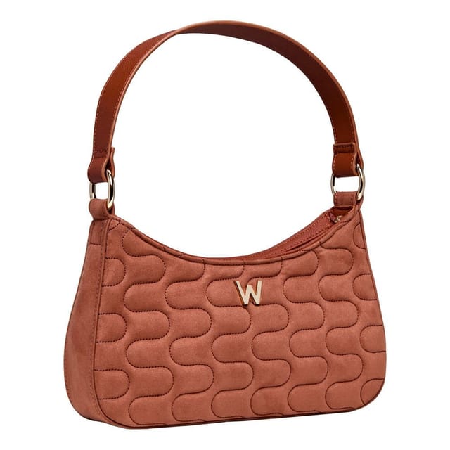 Wolf WOLF Women's Mimi Swirl Shoulder Bag with Scarf in Camel - 3