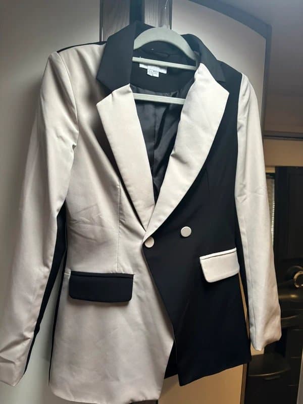 Never Fully Dressed monochrome blazer never fully dressed