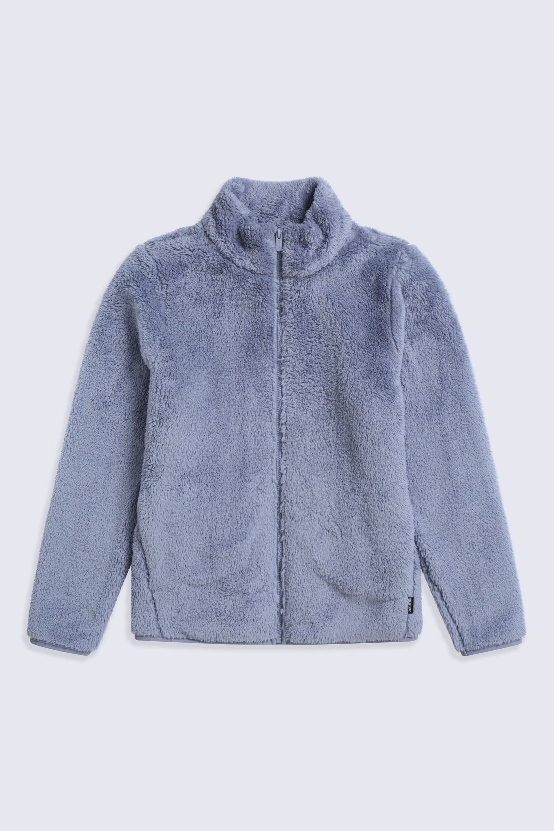 Animal Animal Women's 'Teddy' Warm Comfortable Soft Outdoor Casual Full Zip Fleece Jumper in Mauve