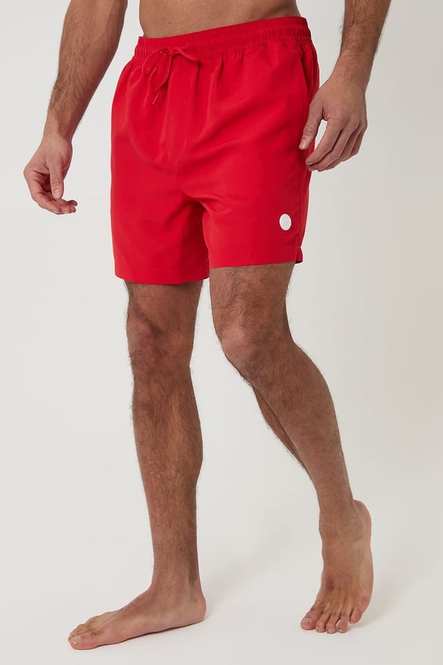 Threadbare threadbare Men's 2-Pack Quick Dry Swim Shorts in Red - 2