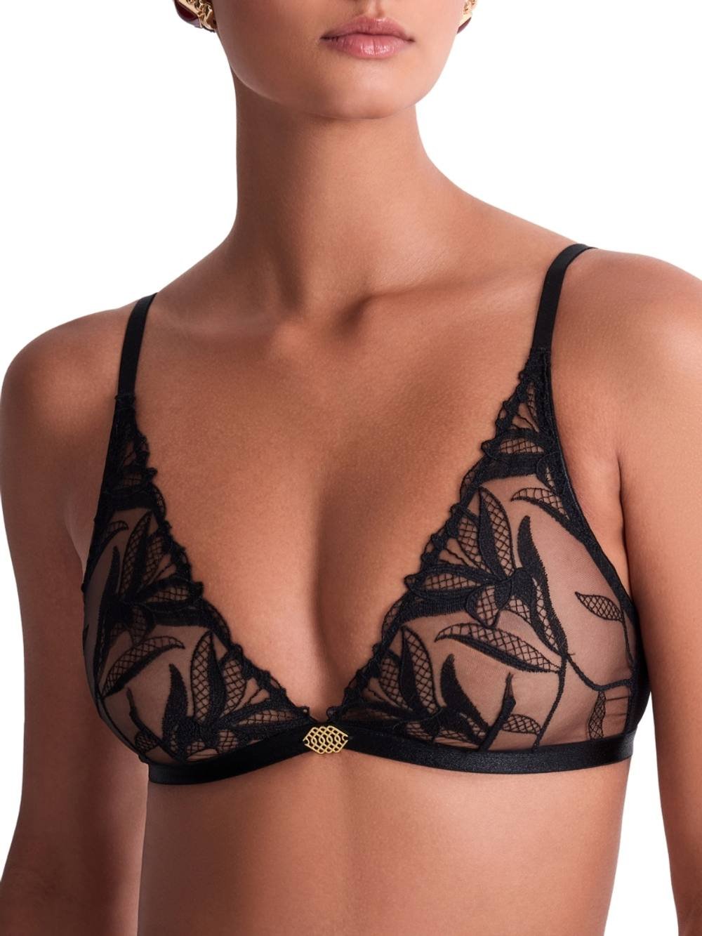 Aubade Aubade Women's Sweet Euphoria Triangle Bralette in Black - 2