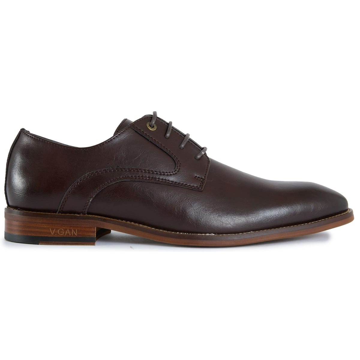 V.GAN V.GAN Men's Americano Derby Shoes in Brown - 1