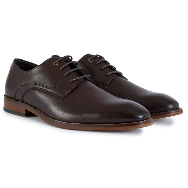 V.GAN V.GAN Men's Americano Derby Shoes in Brown - 2