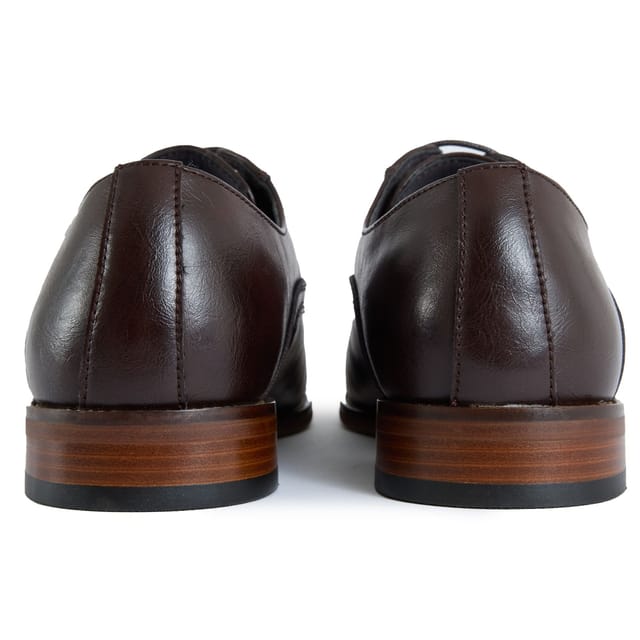 V.GAN V.GAN Men's Americano Derby Shoes in Brown - 3